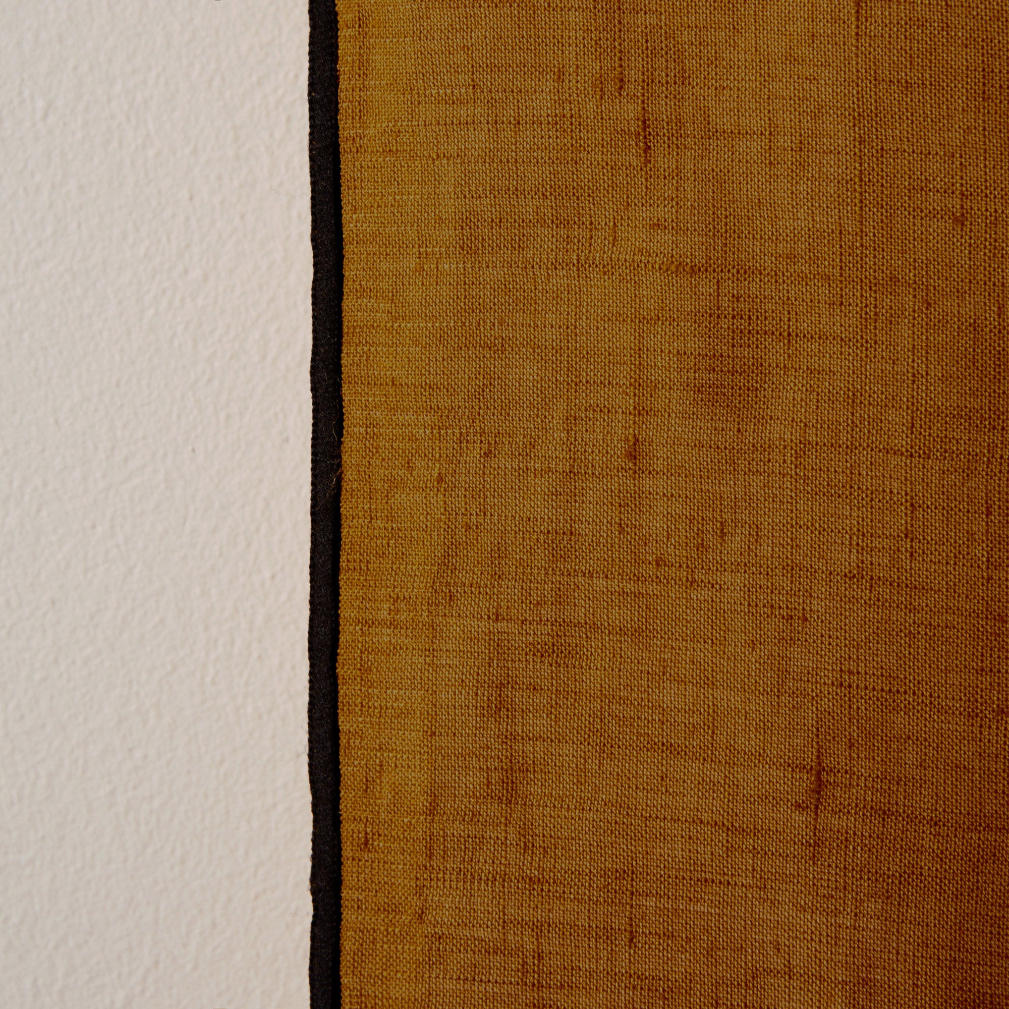 Rideau à oeillets noirs CARLINA bronze et bourdon noir