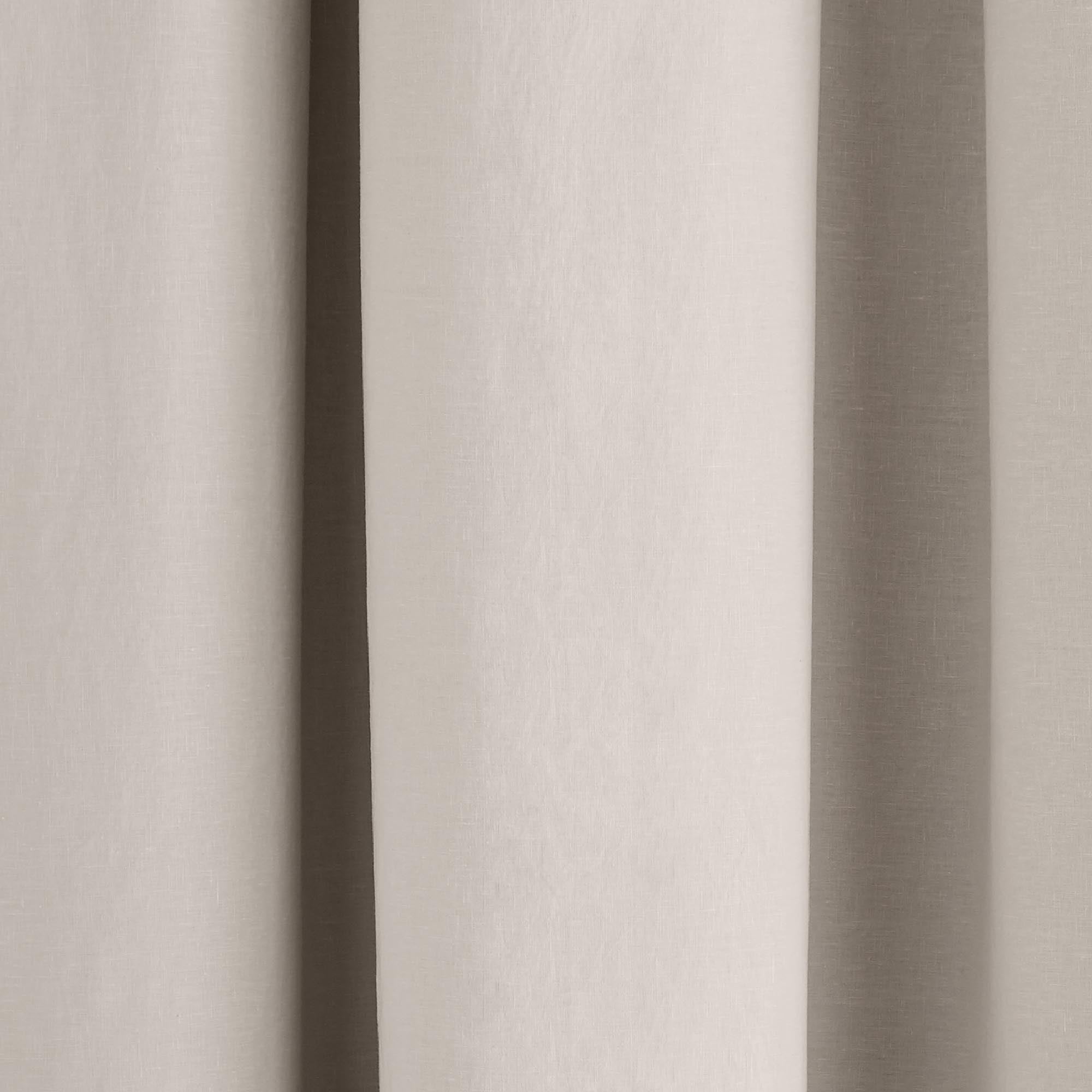 Rideau oeillets doublé occultant CARLINA calcaire